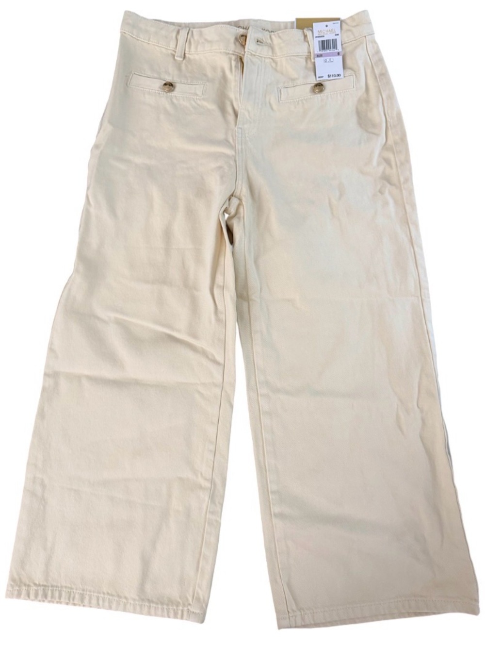 NWT Michael Kors Selma Crop Wide Leg Pants Size 6